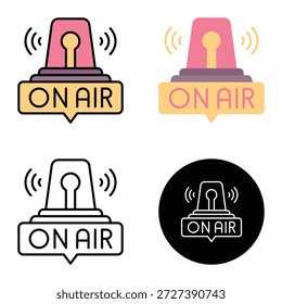 en el icono del Vector del aire, conveniente para los App móviles, los App del Web y los medios impresos. Múltiples iconos de estilo, 