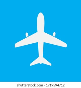 On background
airplane. Vector drawing.