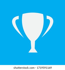 En el trofeo campeón de fondo. Dibujo vectorial.
