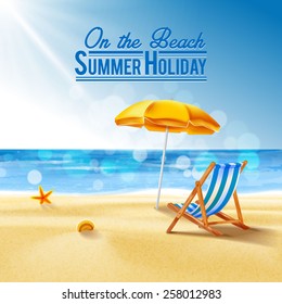 on the beach - Shutterstock ID 258012983