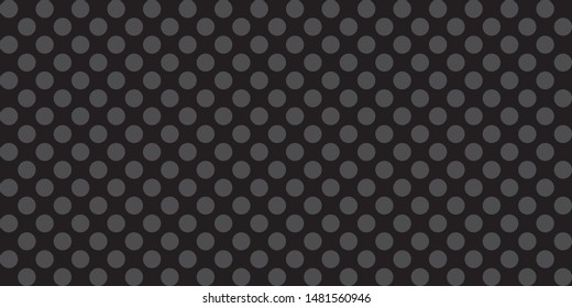 On a black background, dark gray circular graphics, regular arrangement, solemn and deep, suitable fou men, can be seamlessly connected up and down, can be used as wrapping paper and wallpaper.