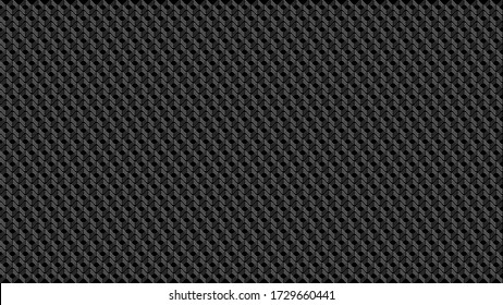On a black background, gray intermittent waves are located with a phase shift.