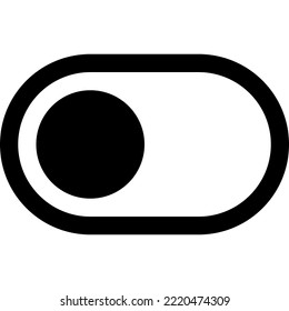 ON Botton Left Off concepto moderno ui ux icono para sitio web, aplicación, presentación, volante, folleto, etc.