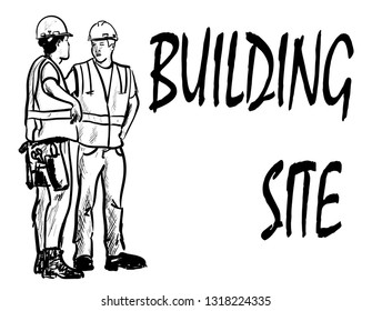 On the building site