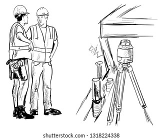 On the building site