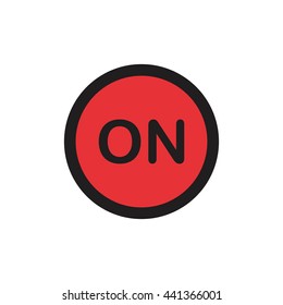 on button logo