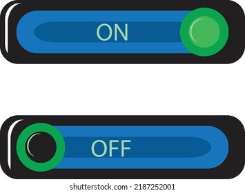 ON OF BUTTON VECTOR DESIGN