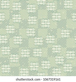 On a chess background there are a lot of wicker patches. Seamless easily editable pattern.
