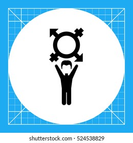 On Coming Out Simple Icon
