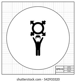 On Coming Out Simple Icon