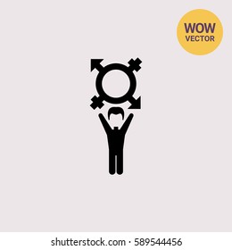 On Coming Out Simple Icon
