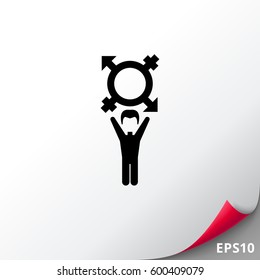 On Coming Out Simple Icon