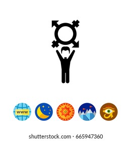 On Coming Out Simple Icon