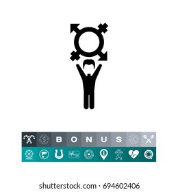 On Coming Out Simple Icon