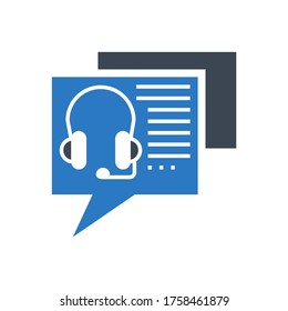 On Consulting Related Vector Glyph Icon. Isolated on White Background. Vector Illustration.