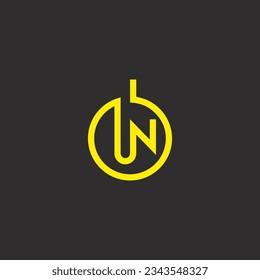 ON  creative and modern vector logo design.