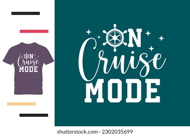 diseño de camisetas en modo de crucero