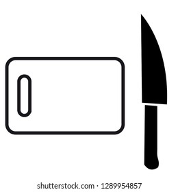 On a cutting board and knife is sliced lemon vector icon