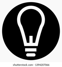 On a dark background is a transparent light bulb icon.