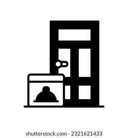 On Door Delivery icon in vector. Illustration