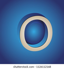 On the drawing, the logo of the letter O, the brand of the company marked with the letter O, graphic design set of the letter of the icon O element and the abstract business template vector set of ico