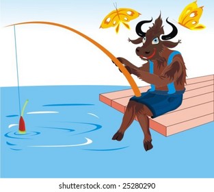 Ð?xen on fishing