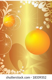  on golden background