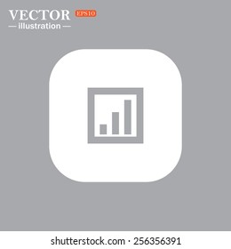 On a gray background gray icon,  no signal, poor signal strength, signal strength indicator, vector illustration, EPS 10