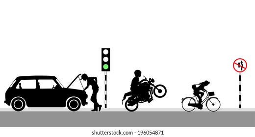 on green light