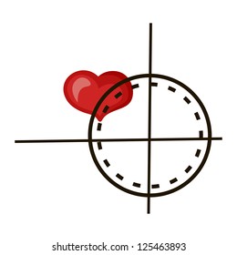 On heart the sight for exact hit is induced