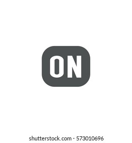 on icon. sign design