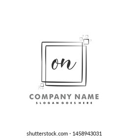 ON Initial beauty monogram logo vector