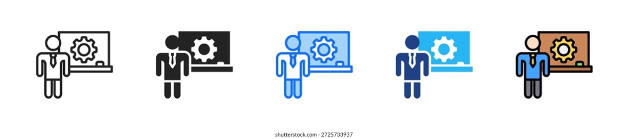 Symbol "On Job Training" Mehrere Stilkollektionen festlegen