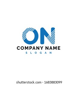 ON Letter Logo Design. ON letter logo Vector Illustration - Vector