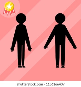 on a light background, can be used for printing or web design