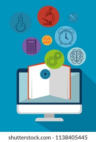 on line education with computer