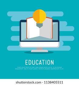 on line education with computer