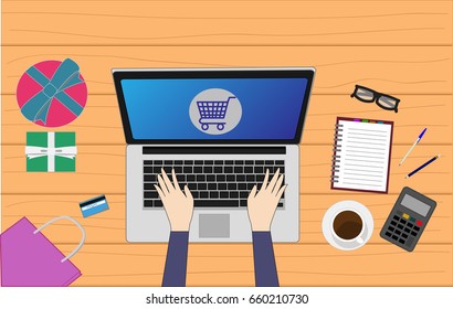 On line shopping
