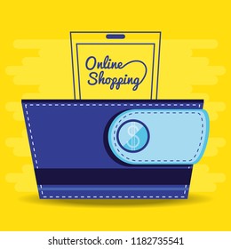 on line shopping with smartphone