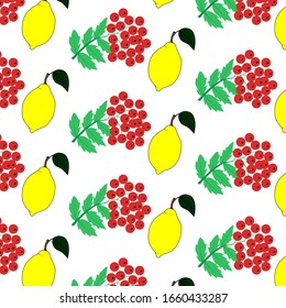 On a little background von potassium and lemon. Background for business, project, presentation.