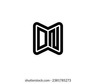ON logo design vector template