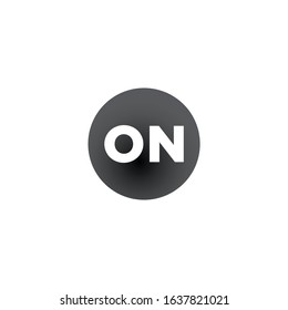 ON Logo Simple Templates and Vector