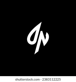 ON monogram esport logo design with cool shape concept in vector