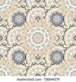 On neutral, beige and gray colors. Greeting card with flowers. Vector illustration. Floral background. Birthday card or wedding invitation. Watercolor floral bouquet.