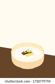 On New Year's Day, we eat Tteokguk soup to signify our becoming another year older.