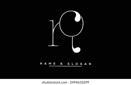 ON, NO Abstract Letters Logo Monogram