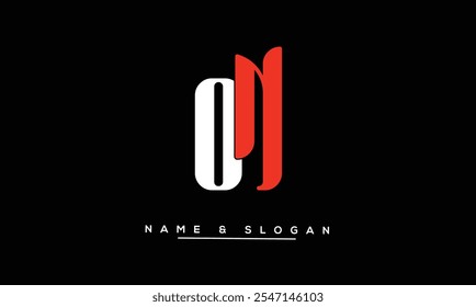 ON, NO Abstract Letters Logo Monogram (Monograma do logotipo com letras abstratas ATIVADO)