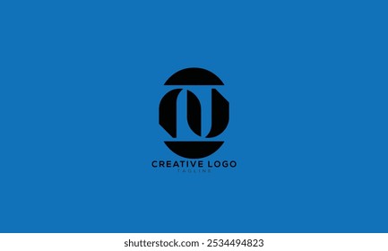 ON NO TON Abstract initial monogram letter alphabet logo design