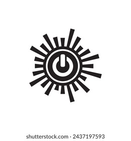 On off button symbol icon design vector illustration