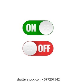 On Off Button Vector